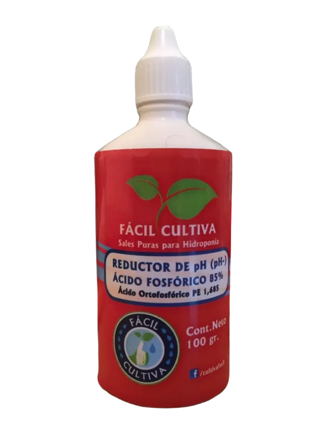 Reductor de pH 100gr. Hidroponía Ph- Facil Cultiva