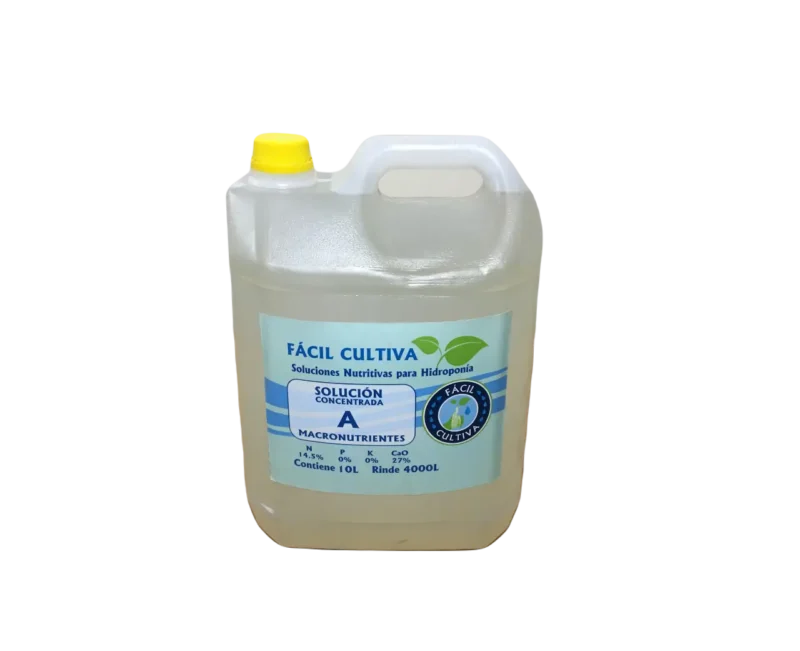 Solucion Concentrada A 10L Macro Nutrientes (SIN ENVIO)