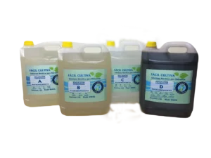 Soluciones Concentradas A + B + C + D Bidones De 10 Litros C/u (SIN ENVIO)