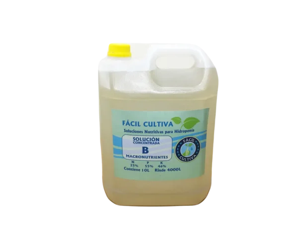 Solucion Concentrada B 10L Macro Nutrientes (SIN ENVIO)