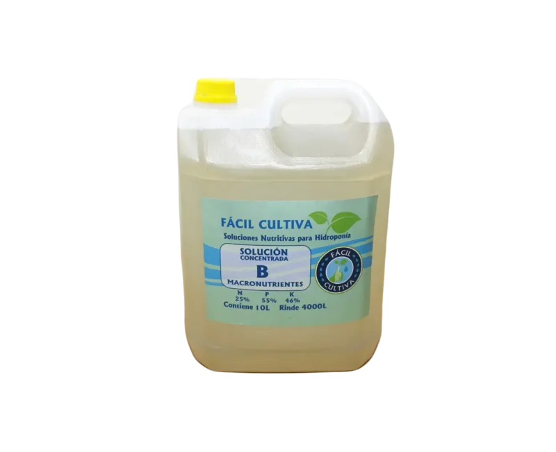 Solucion Concentrada B 10L Macro Nutrientes (SIN ENVIO)
