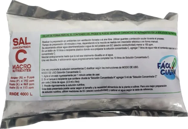 Sal Concentrada C Rinde 4000 Litros Para Diluir
