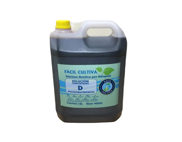 Solucion Concentrada D 10L Micro Nutrientes (SIN ENVIO)