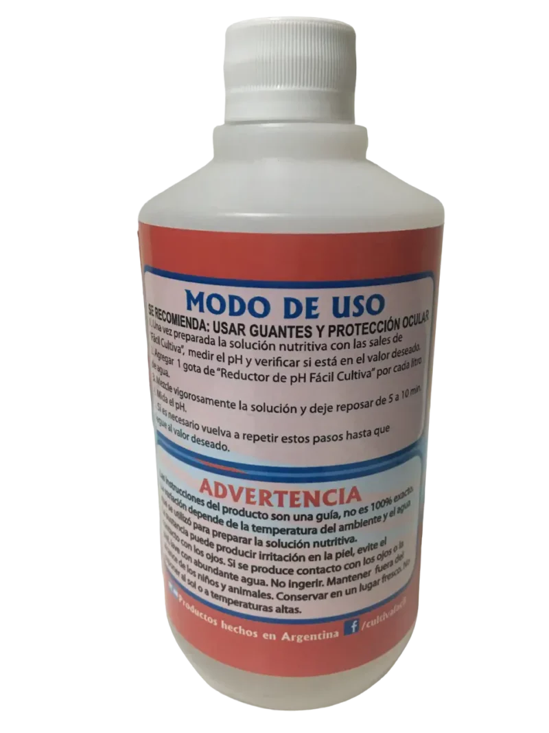 Reductor De Ph 500gr. Hidroponía - Imagen 2