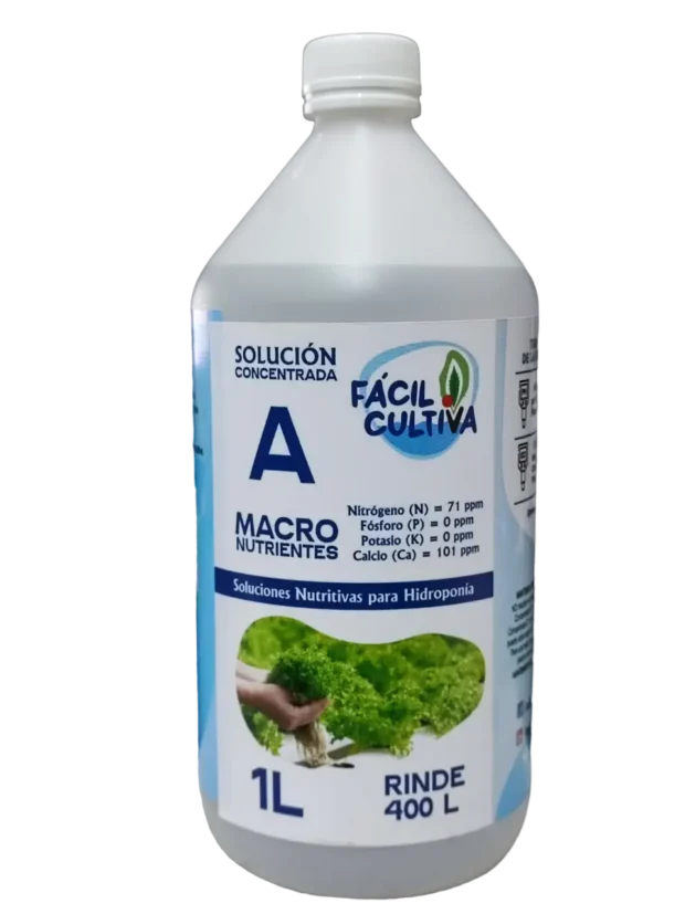 Solución Concentrada A 1L Macro-nutrientes