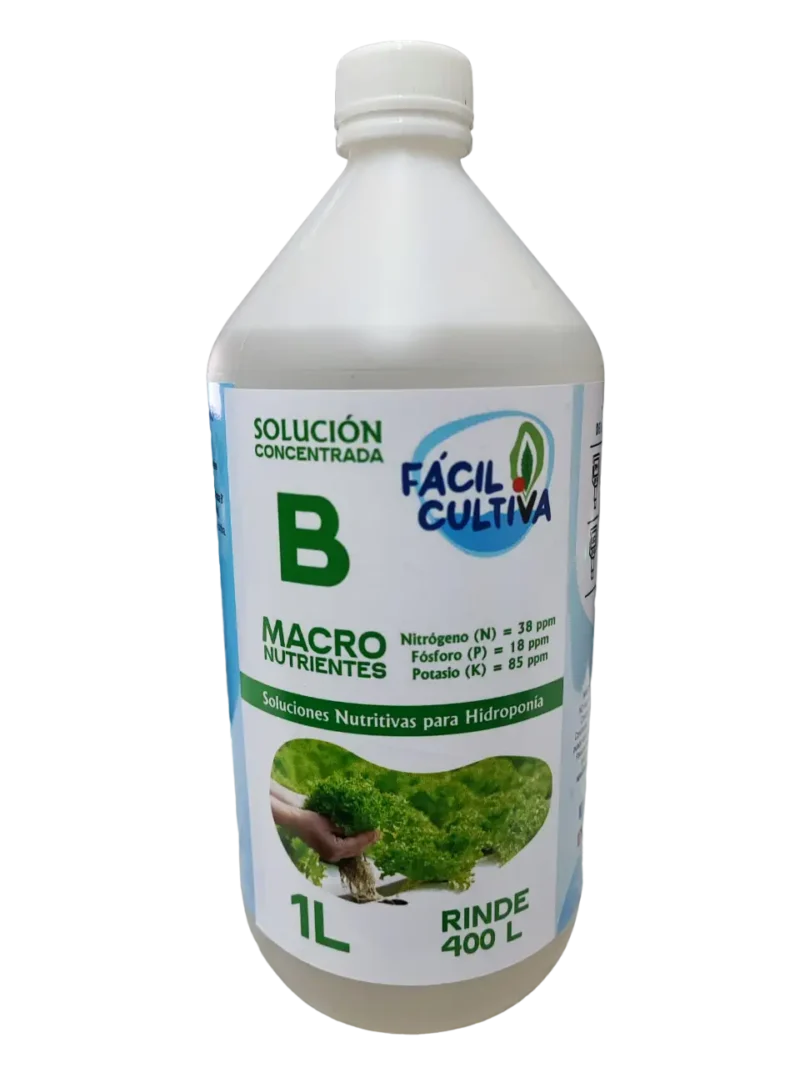 Soluciones Concentradas A + B + D 1L Plantas de Hojas Verdes - Imagen 3