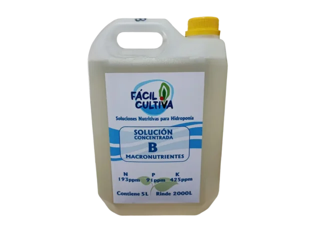 Solucion Concentrada B 5L Macro Nutrientes (SIN ENVIO)