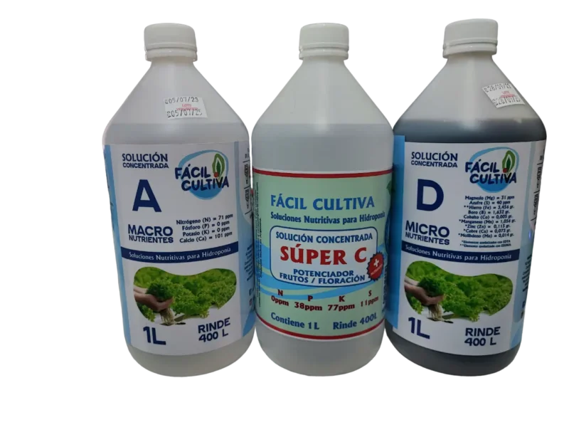Soluciones Concentradas A + Super C + D 1L