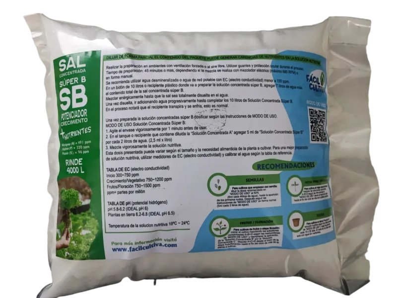 Sales Concentradas A + Super B + Super C + D Rinde 4000 Litros Para Diluir - Imagen 3