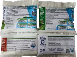 Sales Concentradas A + Super B + Super C + D Rinde 2000 Litros Para Diluir