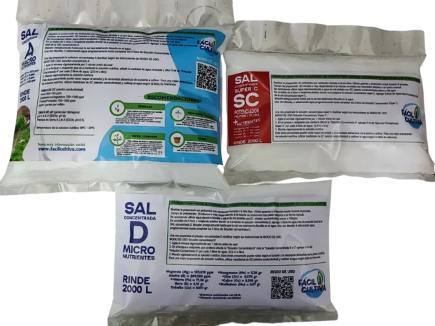 Sales Concentradas A + Super C + D Rinde 2000 Litros Para Diluir