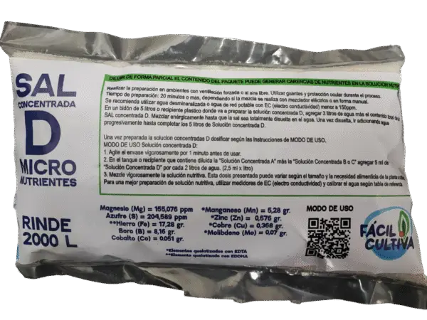 Sales Concentradas A + Super B + Super C + D Rinde 2000 Litros Para Diluir - Imagen 5