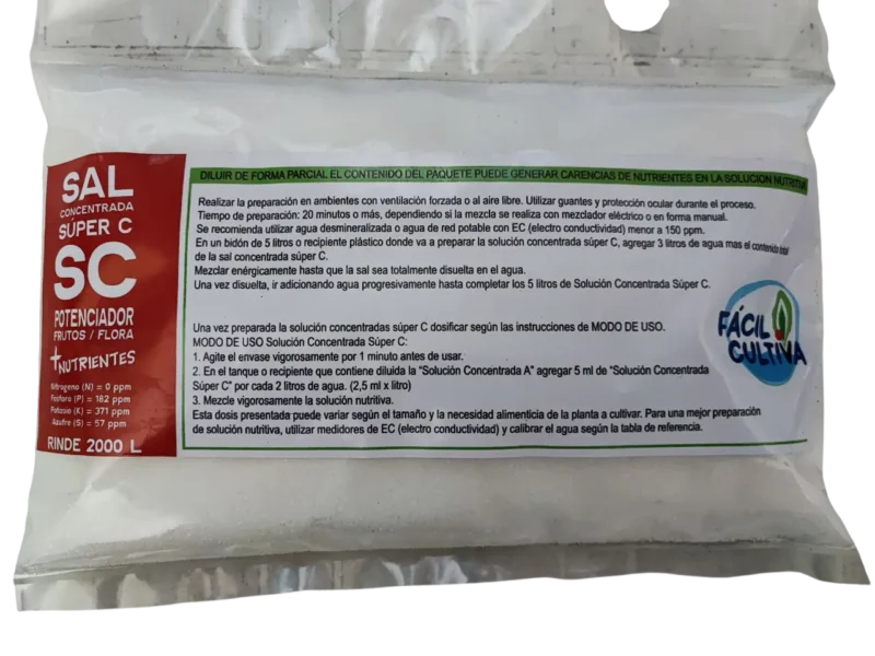 Sales Concentradas A + Super B + Super C + D Rinde 2000 Litros Para Diluir - Imagen 4